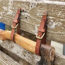 Ġilda Mdendlin Ċineg Gun Rack Wall Mount Display Għall Rifle Shotgun